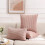Rosa kuddfodral i manchester 22x22 tum 2-pack 6