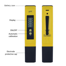 0.01 Precision LCD PH Meter Water Quality Tester Digital Measuring Range PH Test Pen Suitable for Swimming Pool Aquarium
