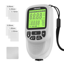 Digital Car Paint Thickness Gauge HW400S Coating Thickness Meter Automotive Coating Measurement Device White