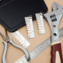 Metal Sheet Thickness Gauge, 8 Pack Stainless Steel Wire Gauge Size Inspection Tool Welding Tool Accessories