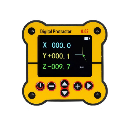 Dual Axis Level Digital Protractor Electronic Level Angle Gauge Finder Inclinometer 0.02Resolution Woodworking Tool