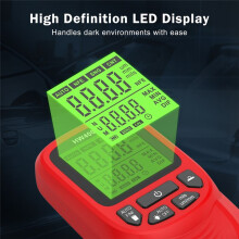Digital Car Paint Thickness Gauge HW400S Coating Thickness Meter Automotive Coating Measurement Device Red