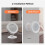 Temperature and Humidity Sensor Graffiti ZigBee Intelligent Sensor E-Ink Screen Detection App Remote Control Sensor 4