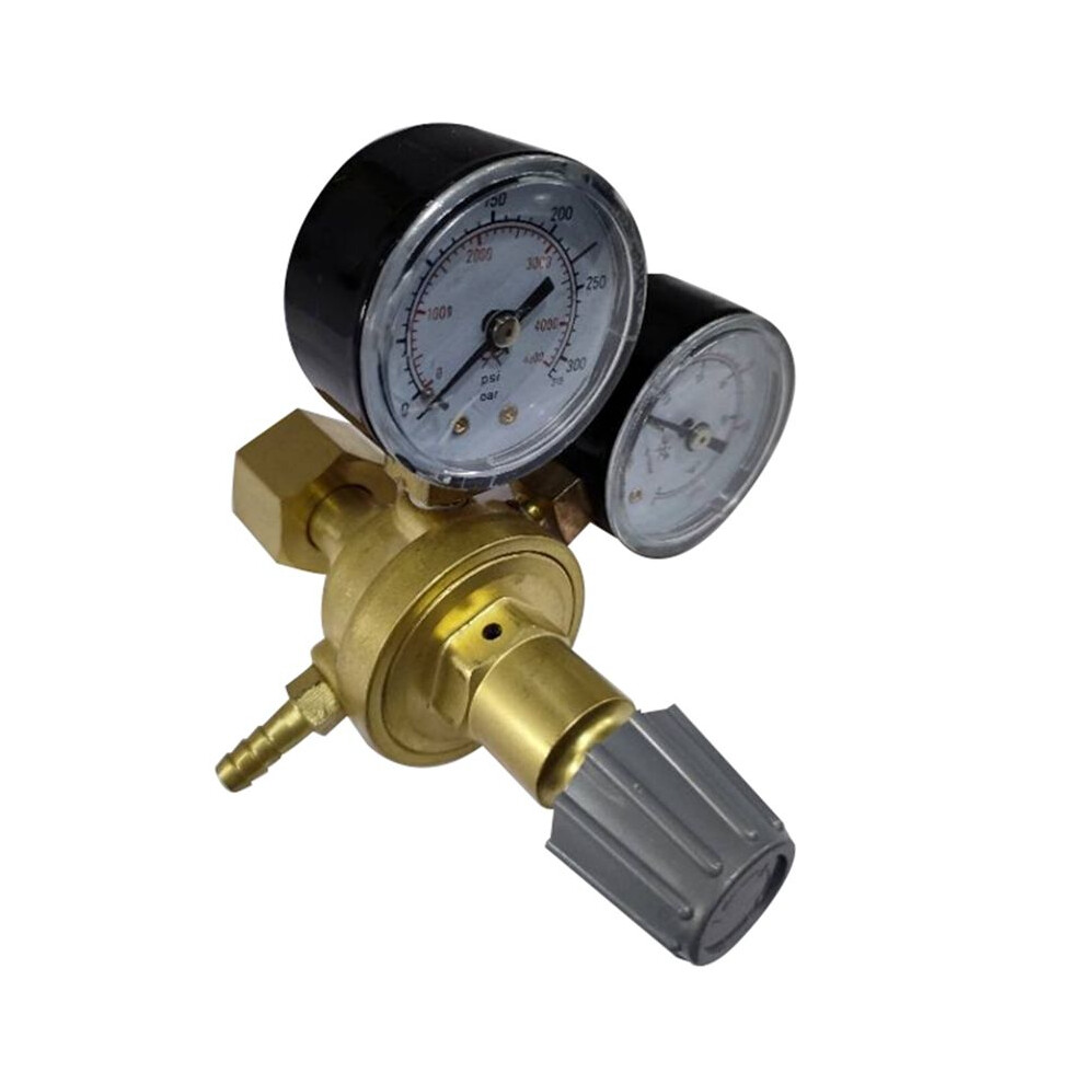 Argons Co2 Gauges Pressure Reducer Mig Flow Meter Control Valve Dual Gauge Welding Regulator 4711013126729