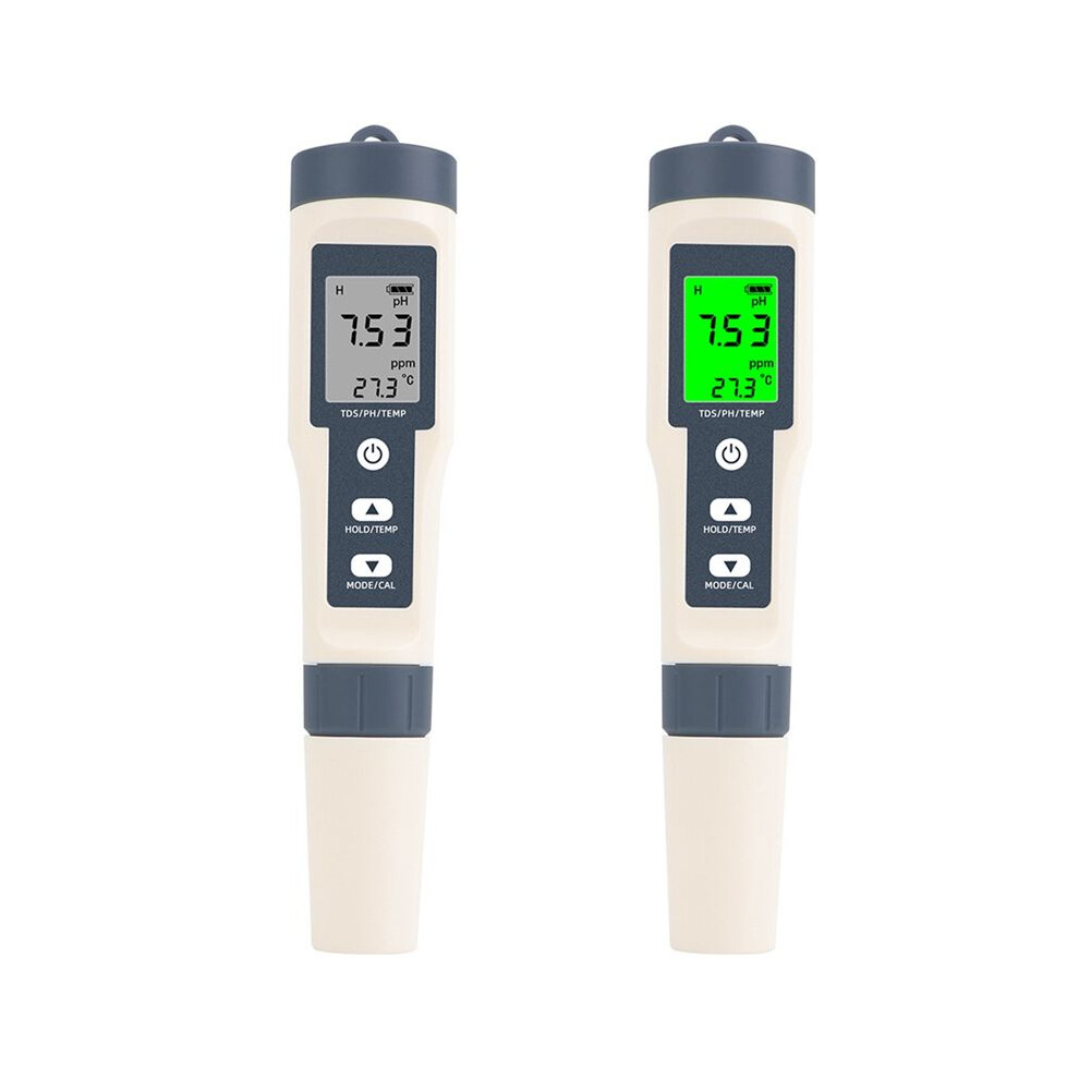 3 In 1 Water Quality Test Pen Tds/Ph/Temp Ph Meter Multi-Parameter Belt Water Quality Analyzer 6032031555116