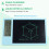 Multifunctional Electronic Desk Calendar LCD Handwriting Board with Alarm Clock Humidity Temperature LCD Message Board,A 2