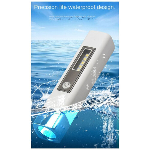 Flashlight Multi-Function Strong Light Flashlight Emergency Power Bank Flashlight Usb Charging Portable Lighting,B 1