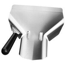 Stainless Steel French Fry Scoop with Ergonomic HeatResistant Handle for Snack Bars and Concessions