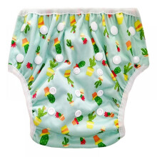 Wiederverwendbare Baby-Schwimmwindeln, verstellbar, waschbar, für Jungen und Mädchen, weich, atmungsaktiv, wasserdicht