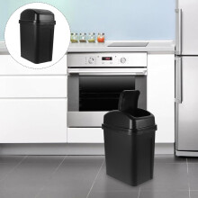 MOQIN 5,5-Gallonen-Badezimmer-Mülleimer mit Deckel – Schlanker, hundesicherer Kunststoff-Mülleimer für Studentenwohnheim, Küche, Büro und mehr