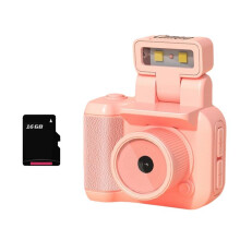 SLR Style Camera Cmos 16GB with Flash Light & Charging Dock Portable Video Recorder DV 1080P with LCD Screen