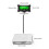 PS21 Digital Scale 200KG Electronic Postal Scale Stainless Steel Floor Scale LCD Backlight Display Portable Scale 9