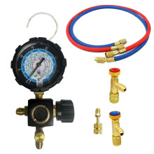 R134A Low Side Pressure Gauge R410A R22 R404A Single Manifold Gauge for Air Condition Refrigerant Charging Low