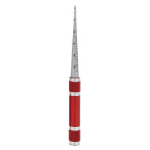 Hole Tapered Gauge, Hole Tapered Ruler Calliper Gauge Welding Gauge Taper Gauge High Accuracy Measuring Tool 1-6.5mm