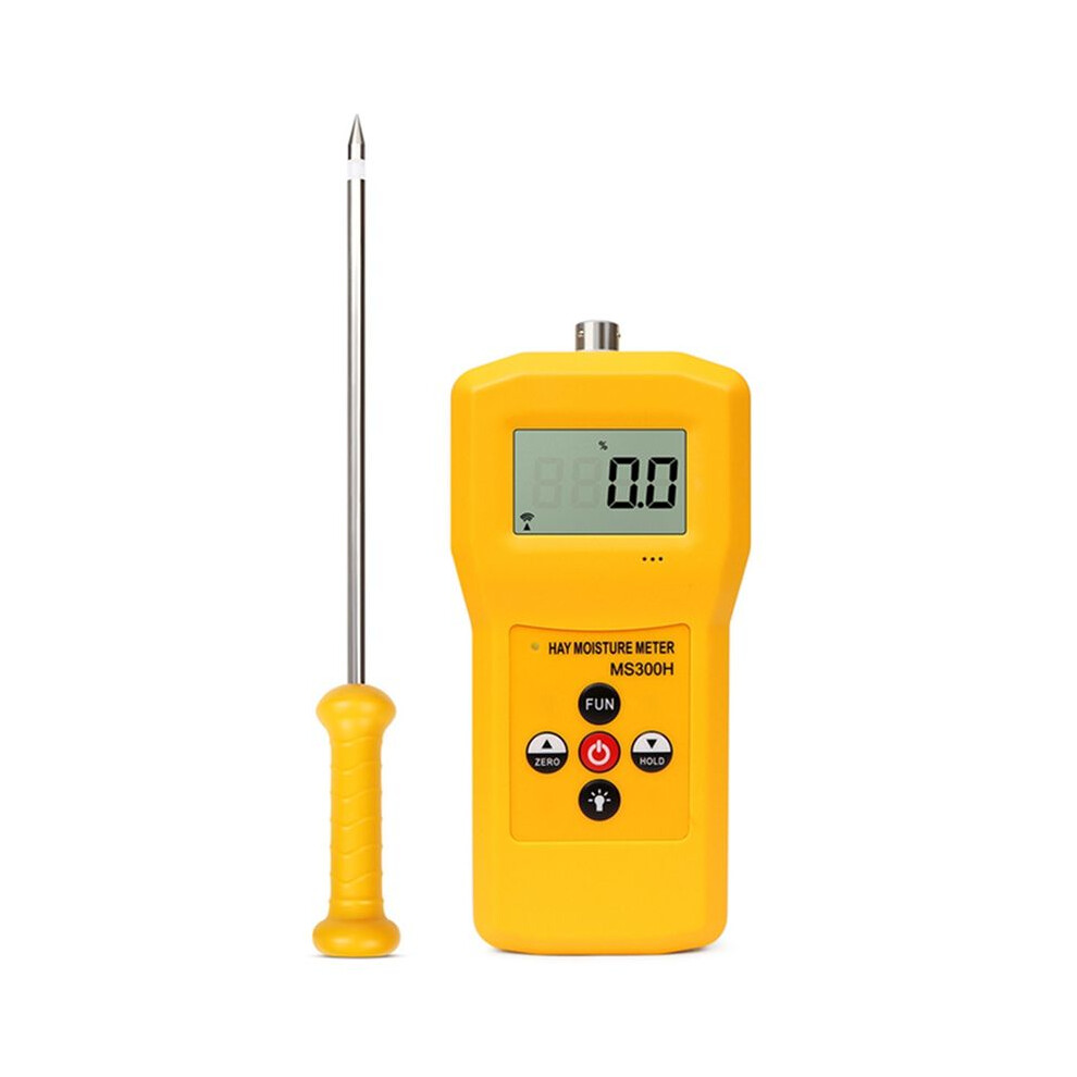 Ms300h Portable Hay Moisture Meter With Probe For Hay Bale,Cereal Straw,Forage Grass,Leymus Chinensis Humidity Tester 6031581625584