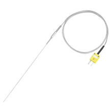 K Type Thermocouple with Plug, Meter Temperature Sensor Probe -50 to 1100C,3.3ft Wire 0.5x300mm