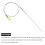 K Type Thermocouple with Plug, Meter Temperature Sensor Probe -50 to 1100C,3.3ft Wire 4x150mm 4