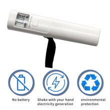 Hand Luggage Scale Power Generation 50kg 50g Portable Manual Digital Hanging Luggage Weight Scale No Need Battery