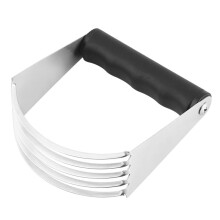 Pastry Blender and Dough Cutter Heavy Duty Stainless Steel Ergonomic Grip for Fast Baking Mixing