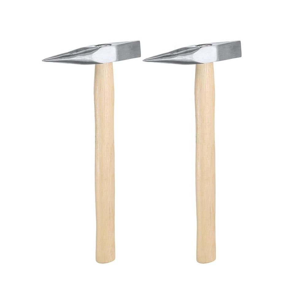2 Pcs 9 Oz Welding Chipping Hammer Steel Tack-Hammer Electrician's Hammer With Wooden Handle For Removing Repairing 4713478314185