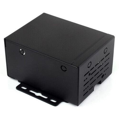 For Raspberry Pi5/5B Industrial Grade Large Space Case D for Active Cooler PCle/PoE HAT Expansion Board 2