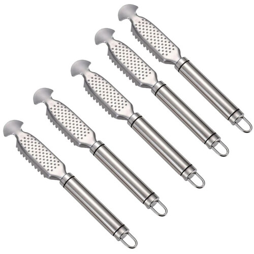 Fish Scale Scraper Tool, Multi-Purpose Fish Scale Cleaning Kit, Fish Scale Remover for Home Market Restaurant