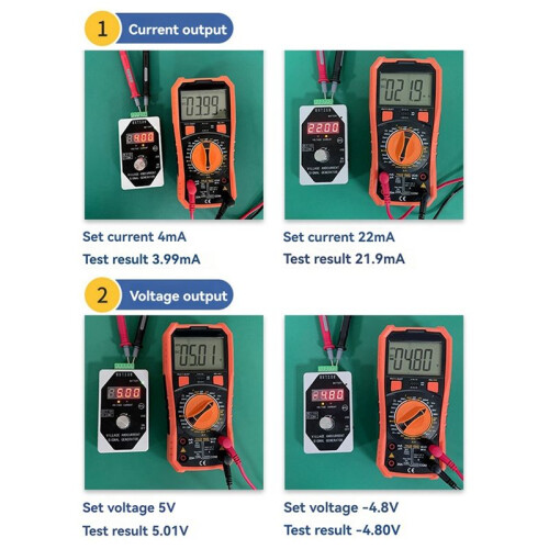 Multifunction Signal Generator 4-20mA Current Voltage Temperature RTD Thermocouple Handheld Process Calibrator 2