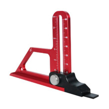 0-60mm Adjustable Table Saw Depth Gauge,Aluminum Alloy Measuring Gauge for Setting Blade Router Bits Height