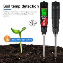 Détecteur de EC Testeur de Température de EC Numérique Conductivité Électrique Compteur de pour Plantes en Pot Jardin