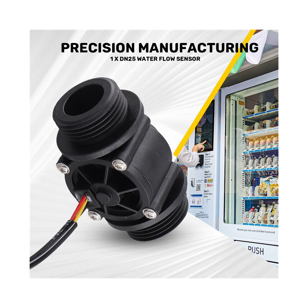 Dn25 Fs400a G1inch Water Flow Sensor Hall Flowmeter Meter Counter 2-60L/Min 1.75Mpa 6131153201106