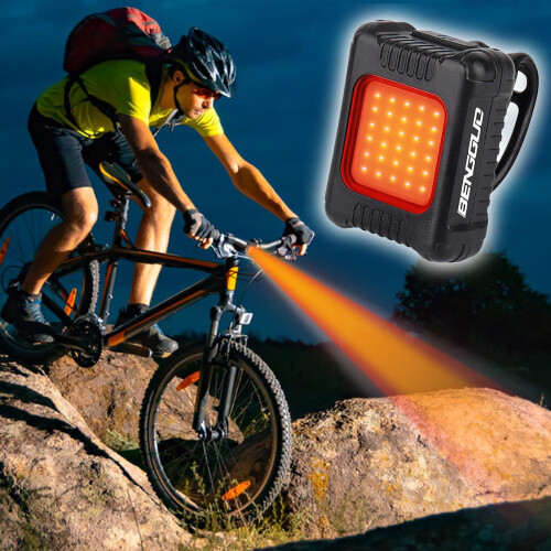 Kyusrd Mini USB Rechargeable Bike Headlight & Tail Light Set – Compatible with All Bikes 2