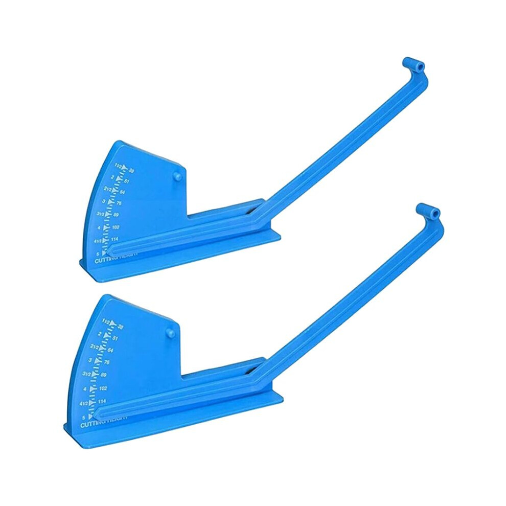 Deck Leveling Gauge 2 Pack Mower Vehicle Measuring Depth Gauge Deck Grooming Tool 6031535532098
