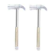 Lot de 2 -Marteaux Multifonctionnels en Métal 6 en 1, Petit Marteau Emboîtable et Tournevis, -Marteau en Acier Portable Idéal