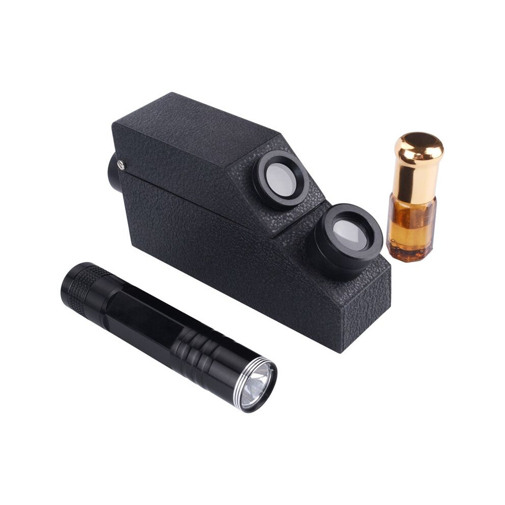 1.30-1.81 Gemstone Refractometer Jewelry Emerald Zircon Testing Tool Led Flashlight Double Refractometer Professional 6031969063953