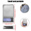 Pocket Scale Electronic Scale Auto Timer Digital Kitchen Coffee Scale High Precision Cyclic Rechargeable 6