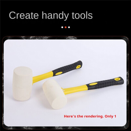 Rubber Hammer Floor Tile Home Decoration Hammer Leather Hammer Installation Hammer Multi-Function Rubber Hammer 2
