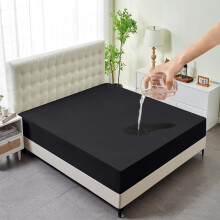 Protège-matelas imperméable, silencieux et respirant, poche de 30 cm de profondeur, format Queen – Convient aux familles, hôtels, hôpitaux et