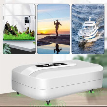Pompe à Oxygène Portable pour Aquarium, Compresseur D'Air Ultra Silencieux, Rechargeable par USB, pour Extérieur, Accessoires pour Aquarium B