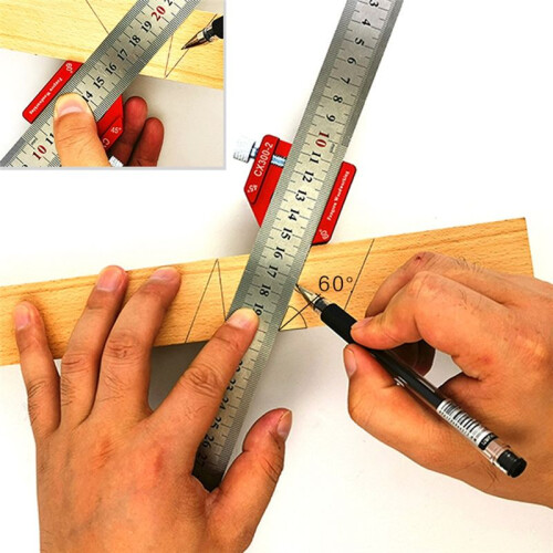 Carpentry Ruler Measuring Tool Marking Angle Ruler Woodworking Measuring Tool Woodworking Ruler 1