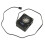 PC Water Cooling Flow Meter Indicator 12V Small 3pin Interface G1/4 Thread Pom Rustproof Computer Flow Meter Silver 2