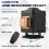 360 Self-Leveling Horizontal Vertical Leveling Horizontal Strong Light Leveler High Precision Fine Level EU Plug 5