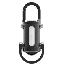 Lampe de Poche Lumilinks Lampe de Poche 3 en 1, Batterie Externe et Porte-Clés Argent