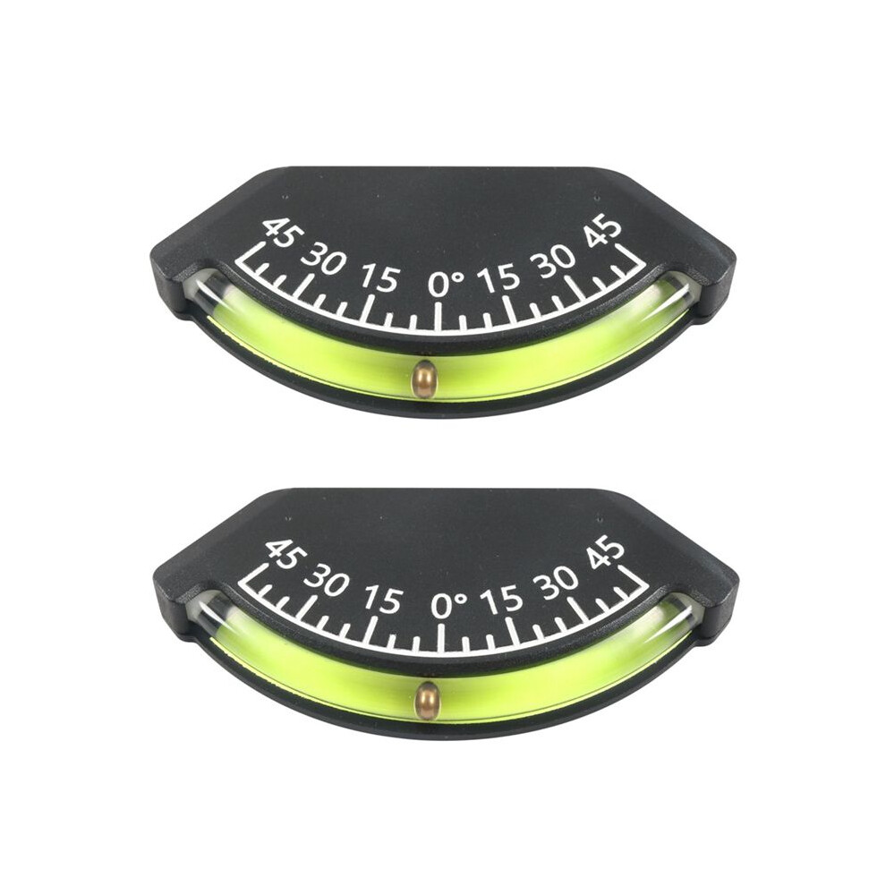 Level Gauge For Rv Truck Vehicle, Trailer Level Gauge, Inclinometer With High Definition, Inclinometer Gauge 2Pcs 6031535505245