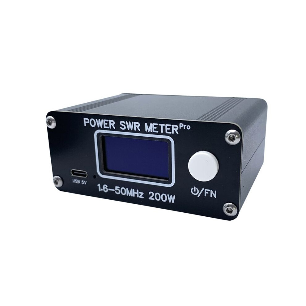 200W 1.6-50Mhz Shortwave Power Swr Meter Stand Wave Meter Pwr Swr Meter With 1.29 Inch Oled Screen For Ham Radio 6033075401650