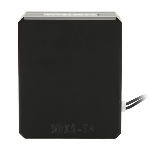 PC Water Cooling Flow Meter Indicator 12V Small 3pin Interface G1/4 Thread Pom Rustproof Computer Flow Meter Silver 2