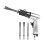 Neumatic Hammer Tool Handheld Air Industrial Powerful Handle Straight Type Air Chisel Pneumatic Hammer Shovel Tool 150mm 4