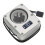 PC Water Cooling Flow Meter Indicator 12V Small 3pin Interface G1/4 Thread Pom Rustproof Computer Flow Meter Silver 5