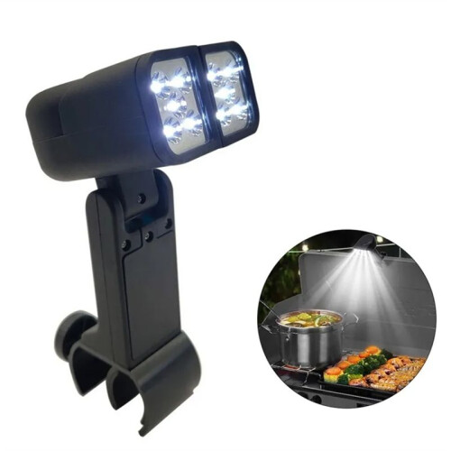 Portable BBQ Grill Light LED Light Flashlight Light Rotatable Camping Light BBQ Grill Accessories 2