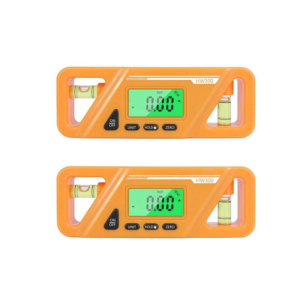 2Pcs Digital Protractor Inclinometer Level Inclinometer Measuring Inclinometer 90 Degree Digital Inclinometer 4714140357189