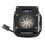 PC Water Cooling Flow Meter Indicator 12V Small 3pin Interface G1/4 Thread Pom Rustproof Computer Flow Meter Black 6